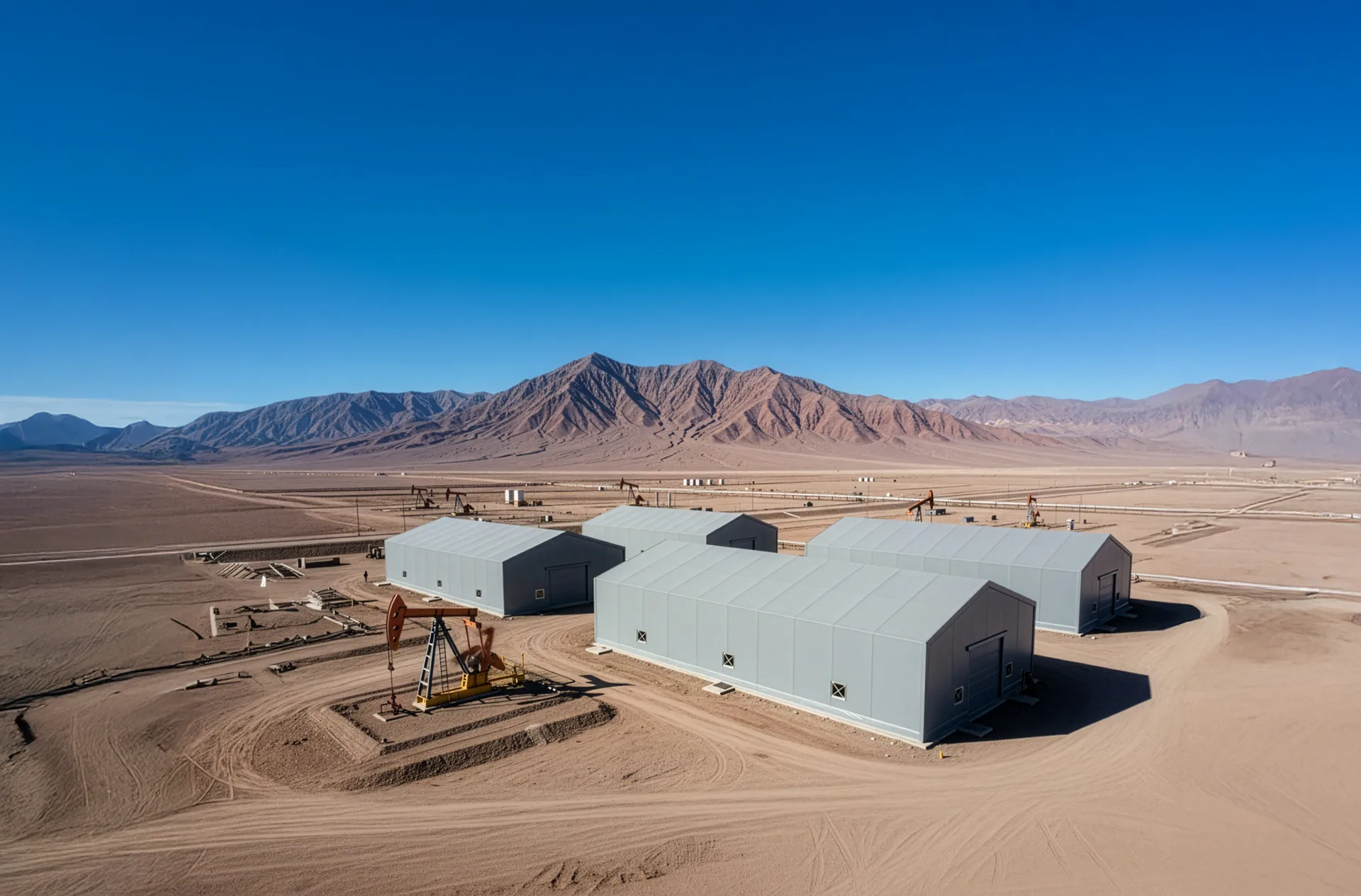 Planta de producción de ARG Carpas, líneas de fabricación textil industrial con grandes rollos de lona PVC, fotografía industrial realista